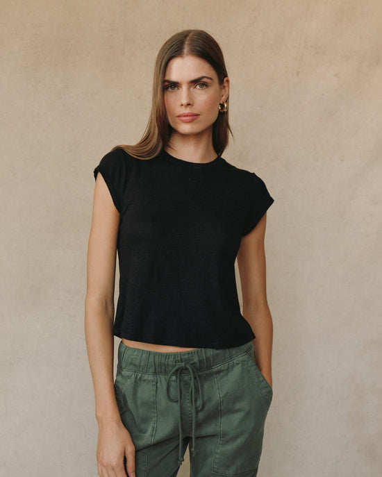 Print Your Post Baby Crew Tee - Black