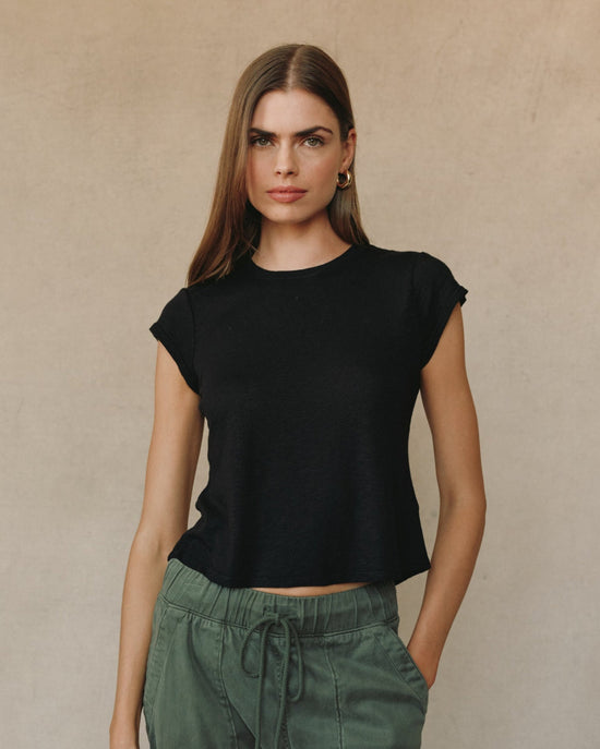 Print Your Post Baby Crew Tee - Black View 2