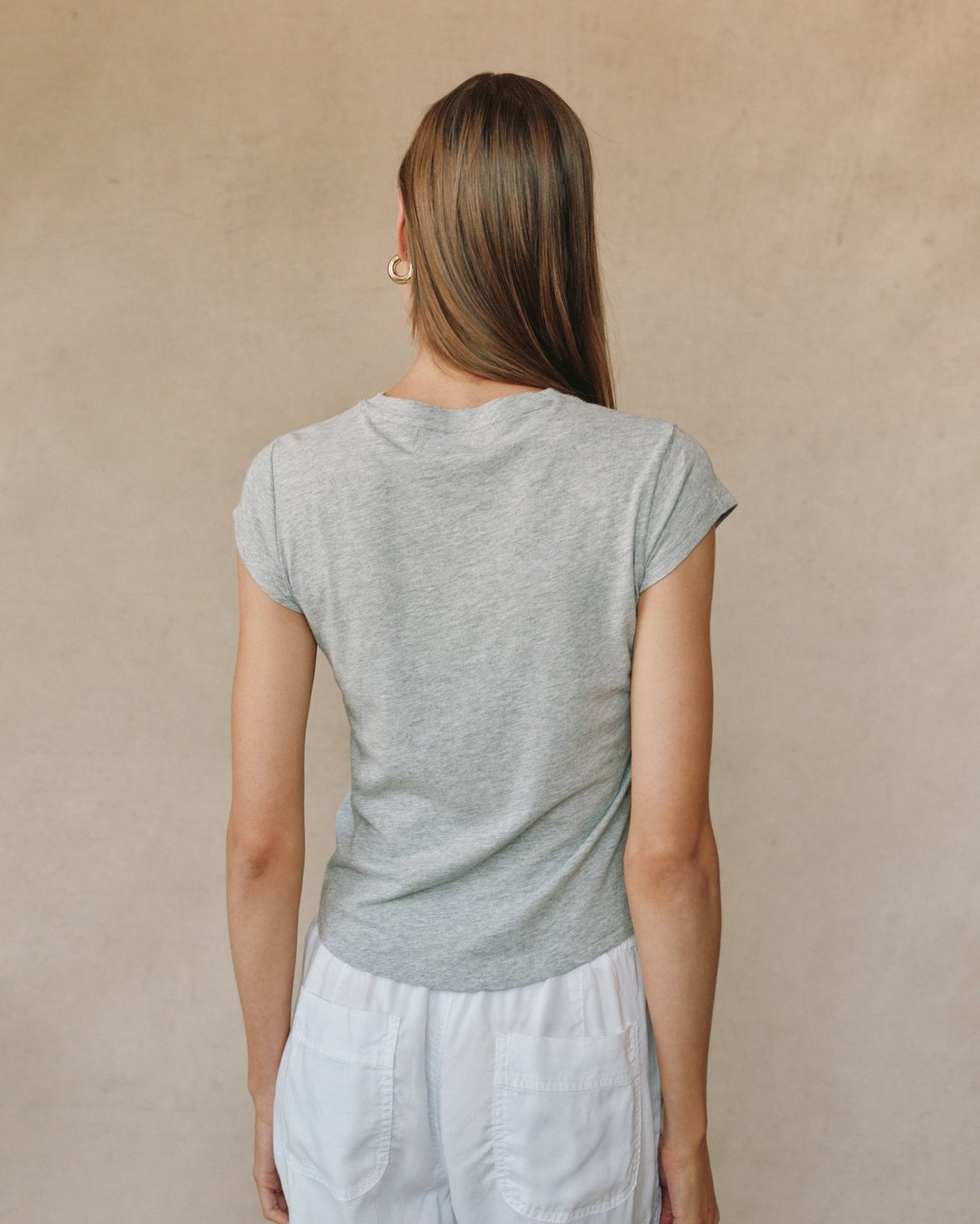 Print Your PostBaby Crew Tee - Heather AshTops