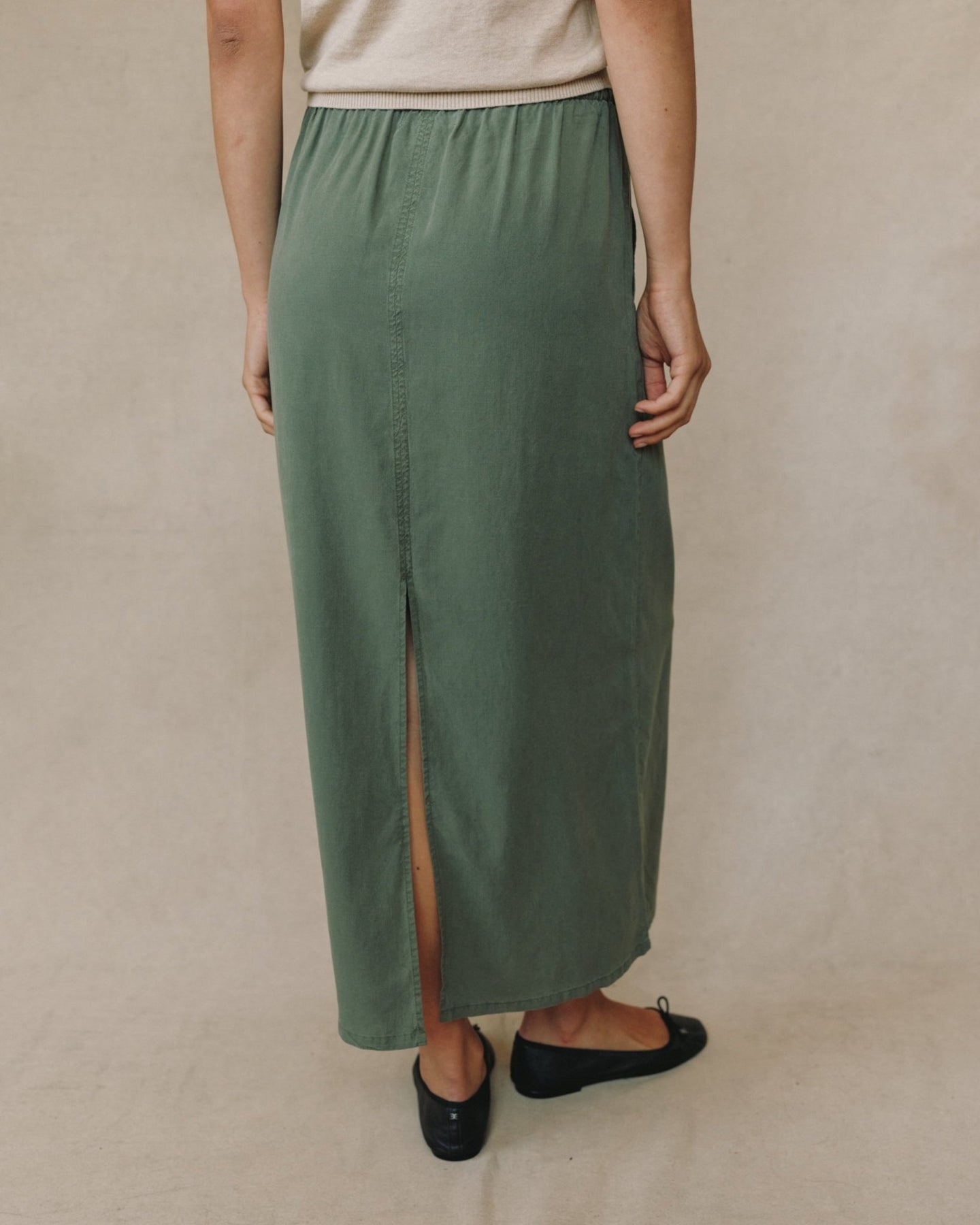 Print Your PostBack Slit Skirt - FernwoodSkirts