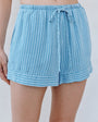 Print Your PostBanded Stripe Short - Coastal Stripe WashShorts