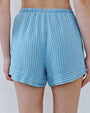 Print Your PostBanded Stripe Short - Coastal Stripe WashShorts