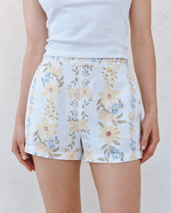 Print Your Post Catalina Short - Wildflower Stripes Print View 2