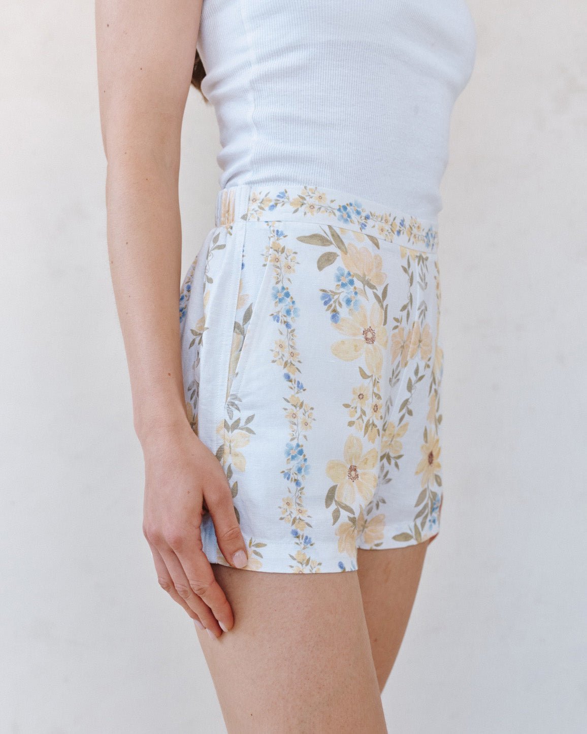 Print Your PostCatalina Short - Wildflower Stripes PrintShorts