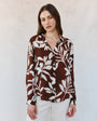 Print Your PostClassic Button Down - Botanical Blur PrintTops