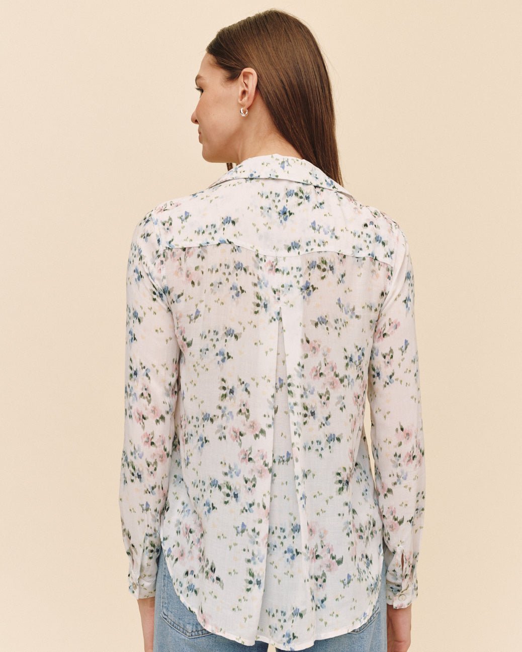 Print Your PostClassic Button Down - Painted Petals PrintTops