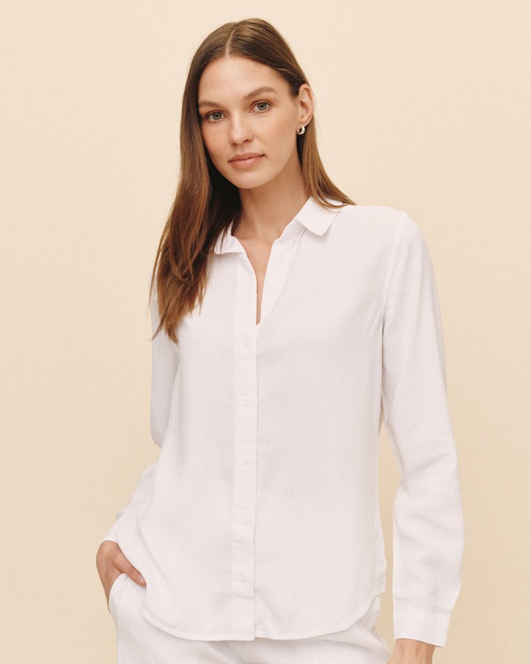 Print Your PostClassic Button Down - WhiteTops