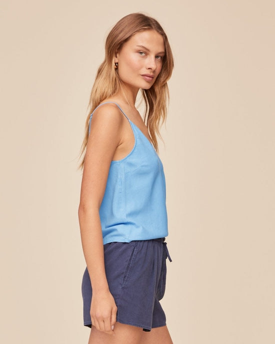 Print Your Post Clean Cami - Tidal Blue View 2