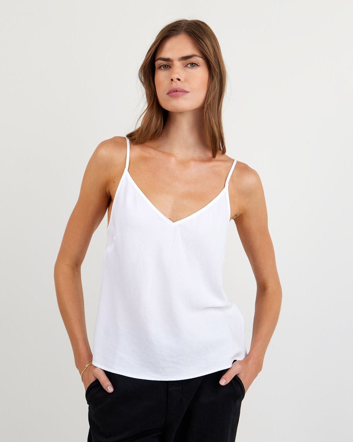 Print Your PostClean Cami - WhiteTops