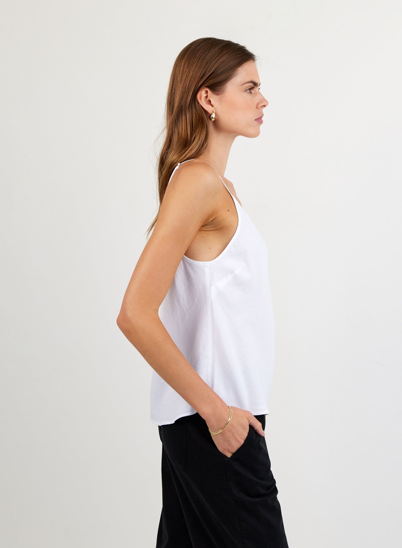 Print Your PostClean Cami - WhiteTops