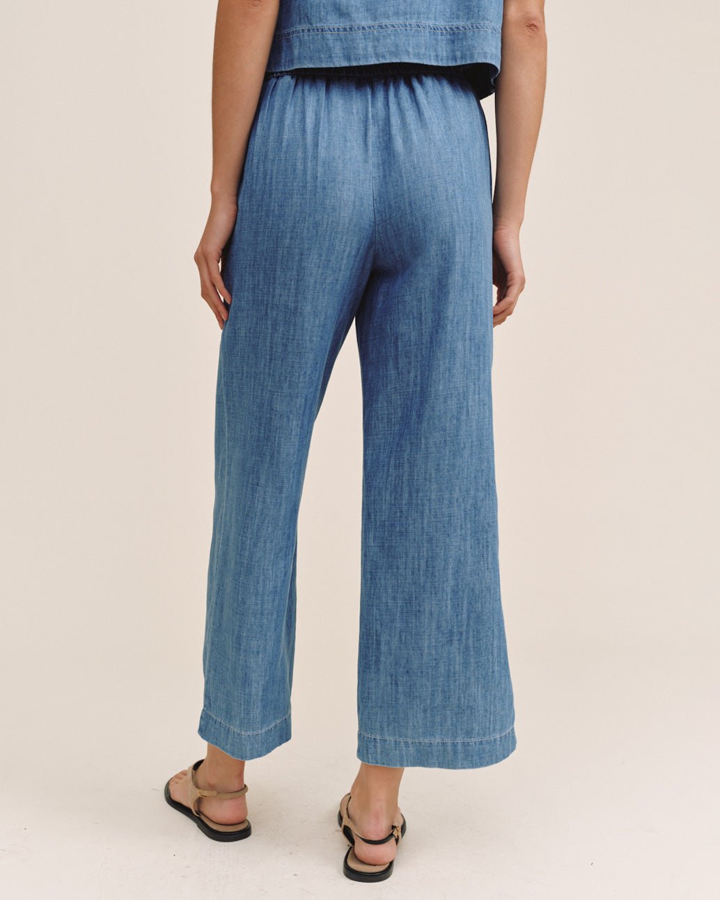 Print Your PostClean Waist Denim Pant - Island Blue WashPants