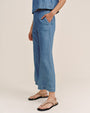 Print Your PostClean Waist Denim Pant - Island Blue WashPants