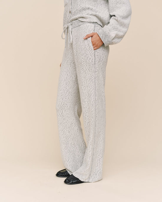 Print Your Post Contrast Wide Leg Pant - Winter Storm View 2