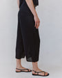 Print Your PostCrop Wide Leg Crochet Pant - BlackPants
