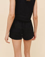 Print Your PostDouble Pleat Short - BlackShorts