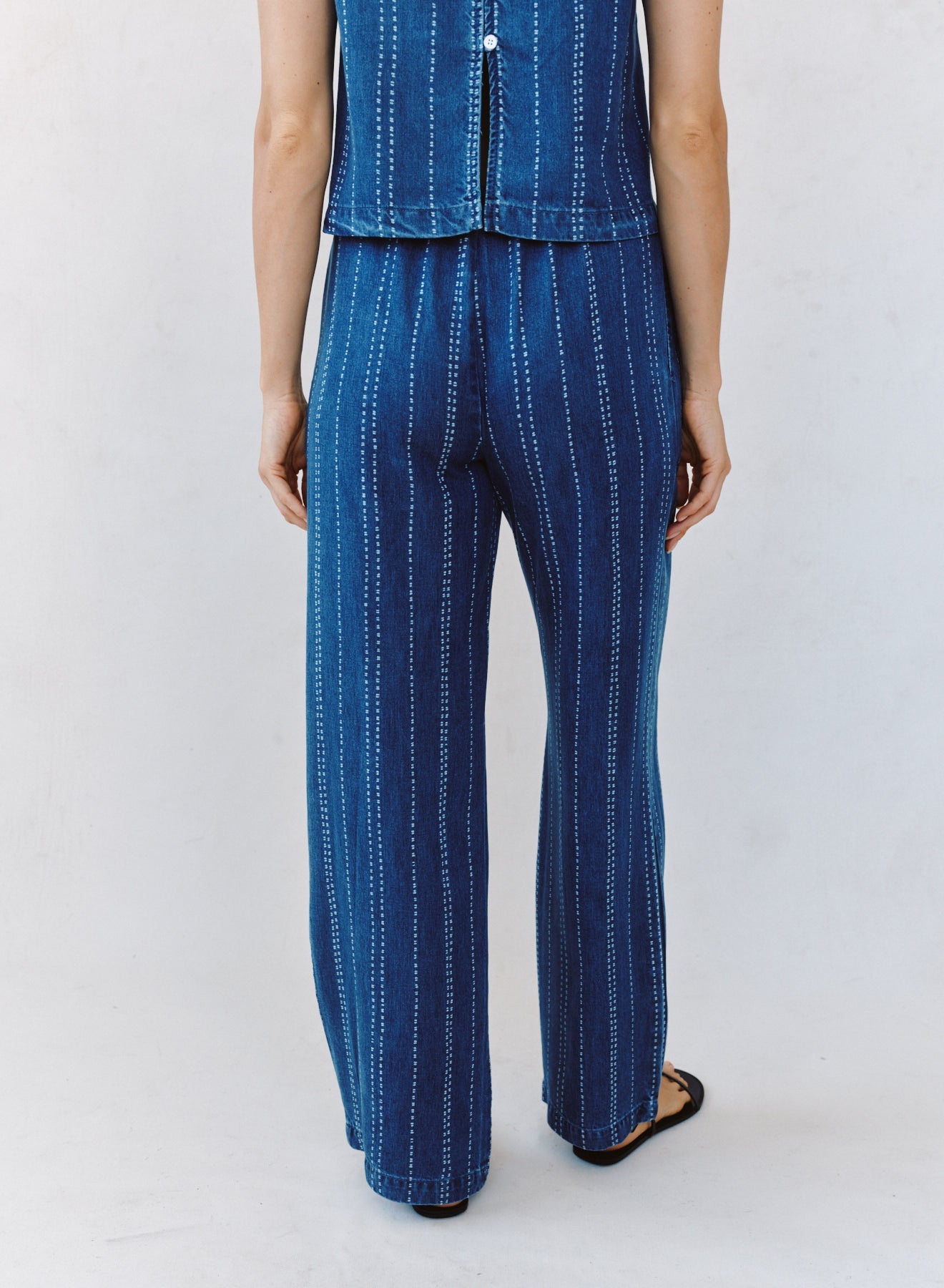 Print Your PostDrawstring Pant - Indigo StripePants