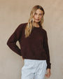 Print Your PostDrop Shoulder Sweater - Pinot NoirSweaters