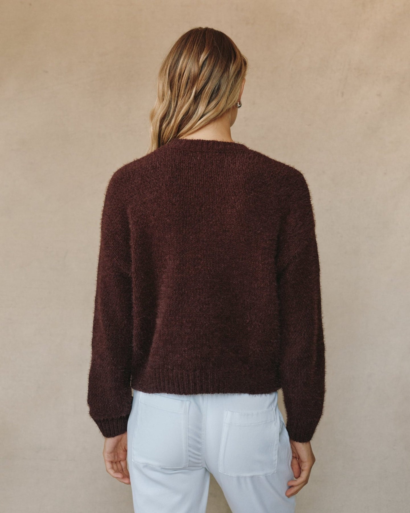 Print Your PostDrop Shoulder Sweater - Pinot NoirSweaters