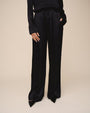 Print Your PostEasy Pleated Wide Leg Pant - BlackPants