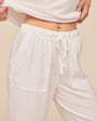 Print Your PostEasy Pocket Wide Leg Crop - WhitePants