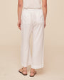 Print Your PostEasy Pocket Wide Leg Crop - WhitePants