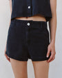 Print Your PostElle Playa Trouser Short - Antique Black WashShorts