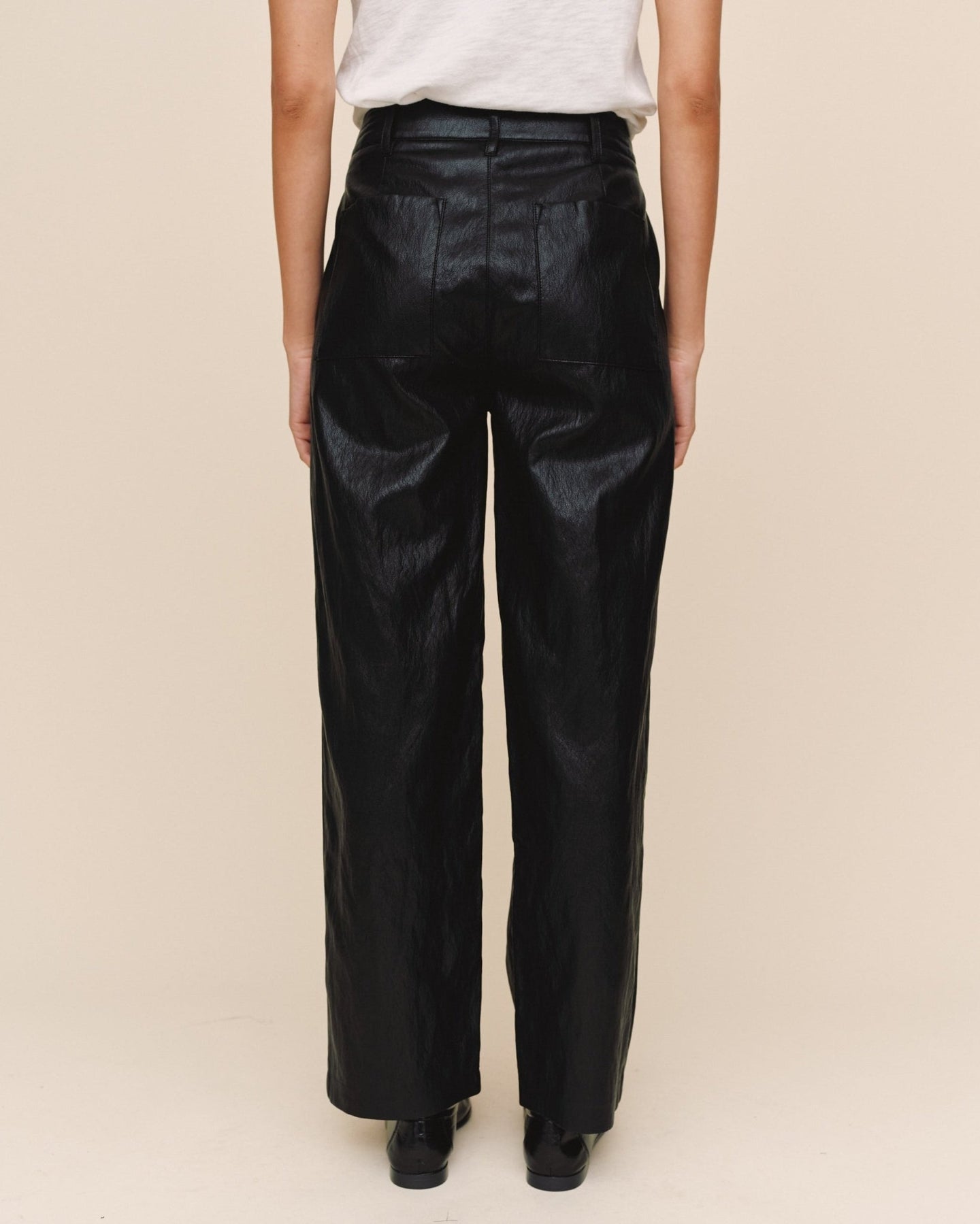 Print Your PostFaux Leather Pant - BlackPants