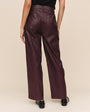 Print Your PostFaux Leather Pant - Crimson EmberPants