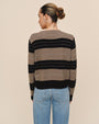 Print Your PostFitted Crew Sweater - Frappe StripeSweaters