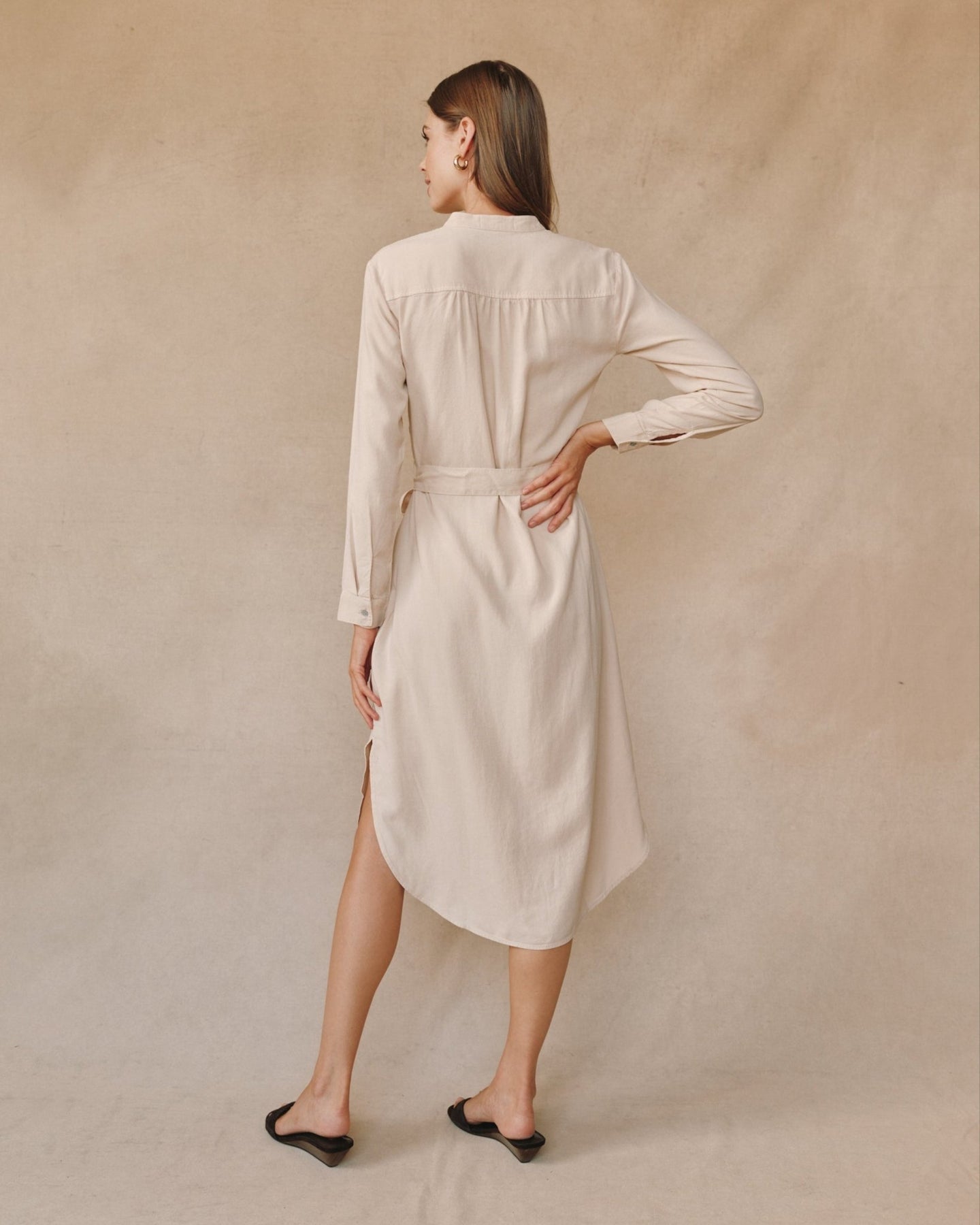 Print Your PostFlowy Hem Maxi Dress - Moon StoneDresses