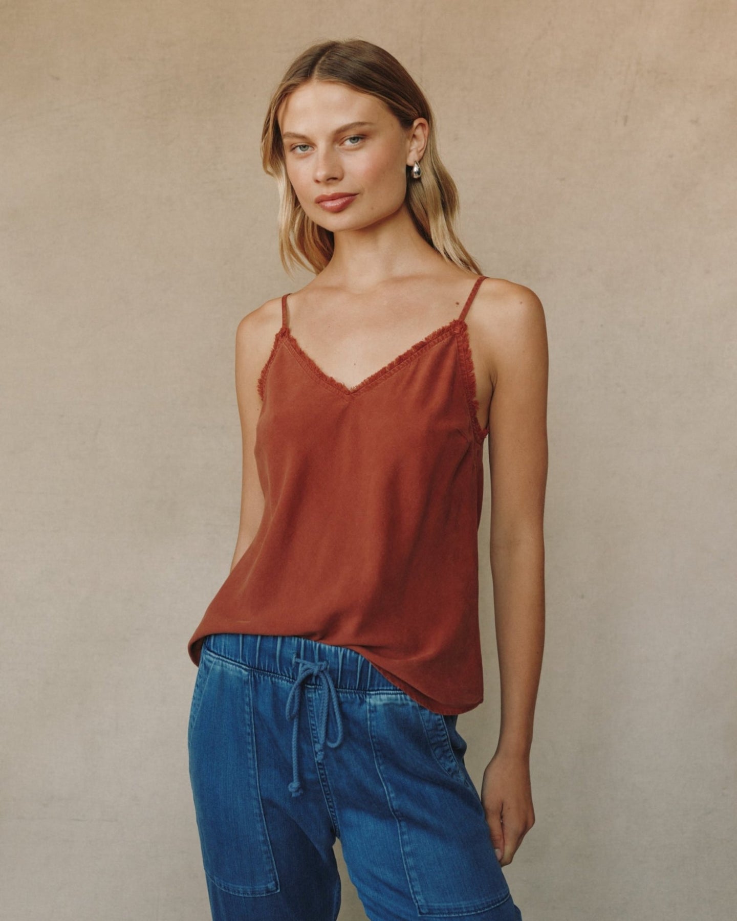 Print Your PostFrayed Cami - Autumn AmberTops