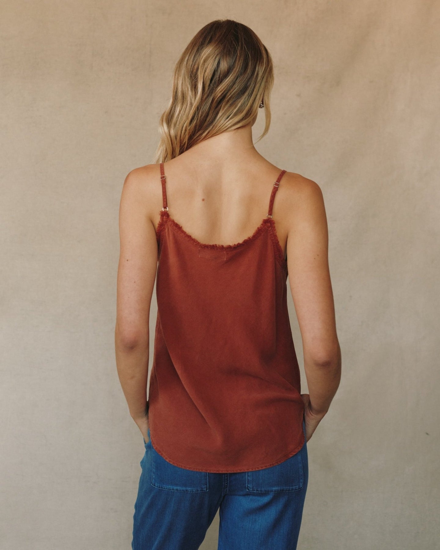 Print Your PostFrayed Cami - Autumn AmberTops