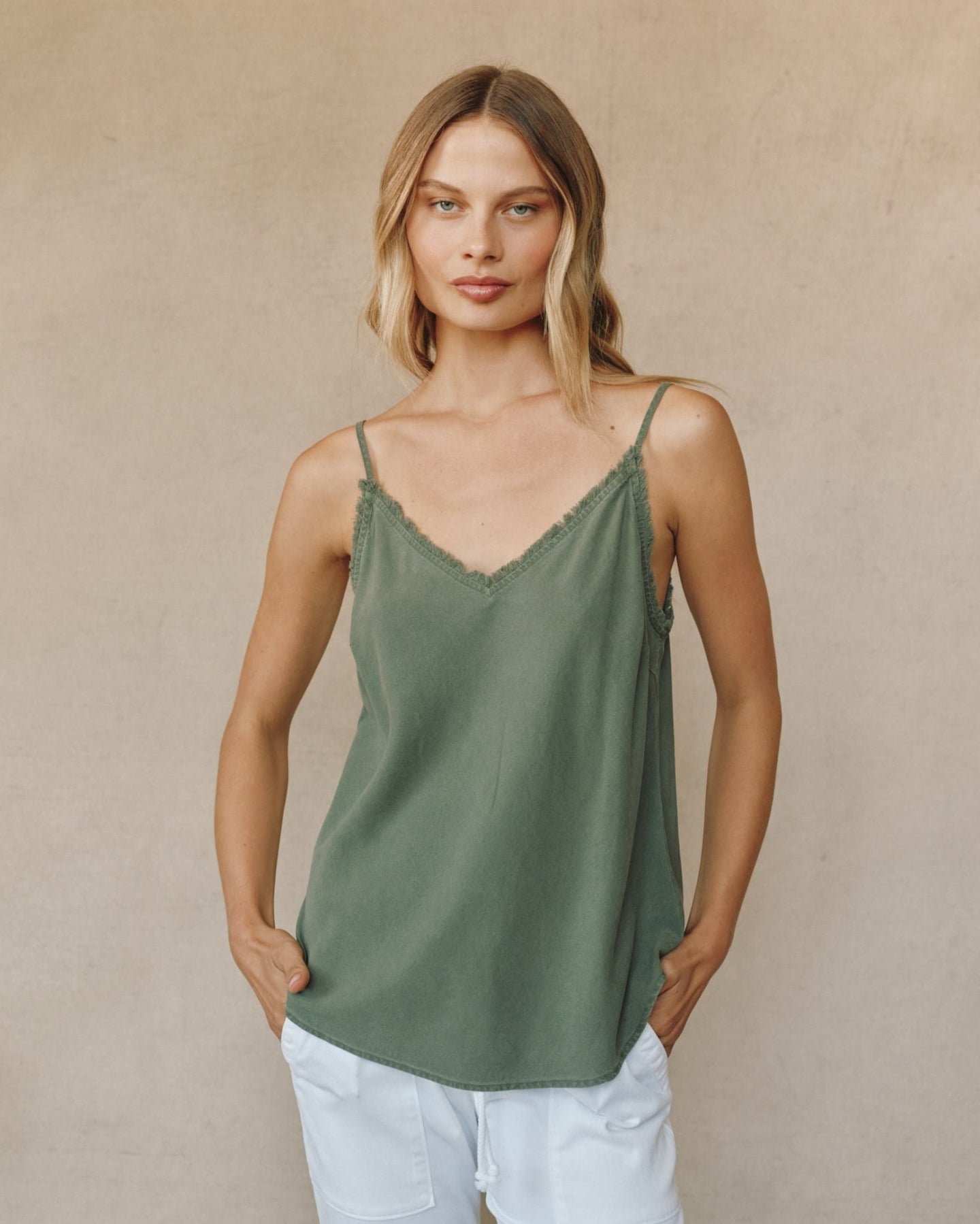 Print Your PostFrayed Cami - FernwoodTops