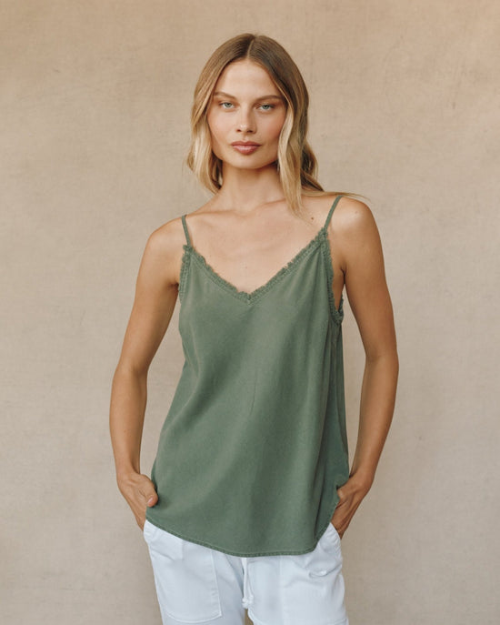 Print Your Post Frayed Cami - Fernwood