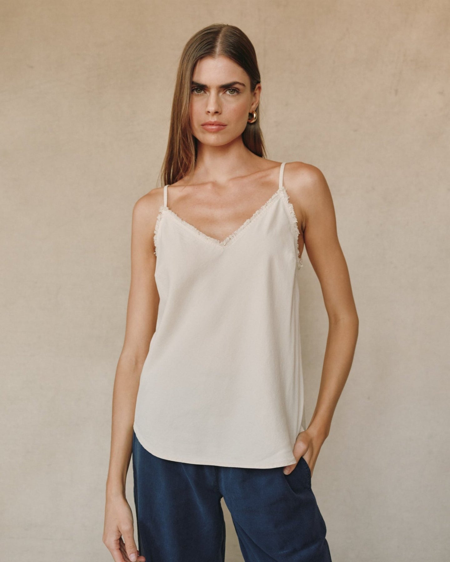 Print Your PostFrayed Cami - Moon StoneTops