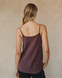 Print Your PostFrayed Cami - Pinot NoirTops