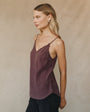 Print Your PostFrayed Cami - Pinot NoirTops