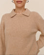 Print Your PostJohnny Collar Sweater - Maple SyrupSweaters