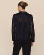 Print Your PostLace Contrast Button Down - Midnight SkyTops