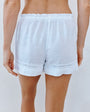 Print Your PostLattice Pintuck Short - WhiteShorts