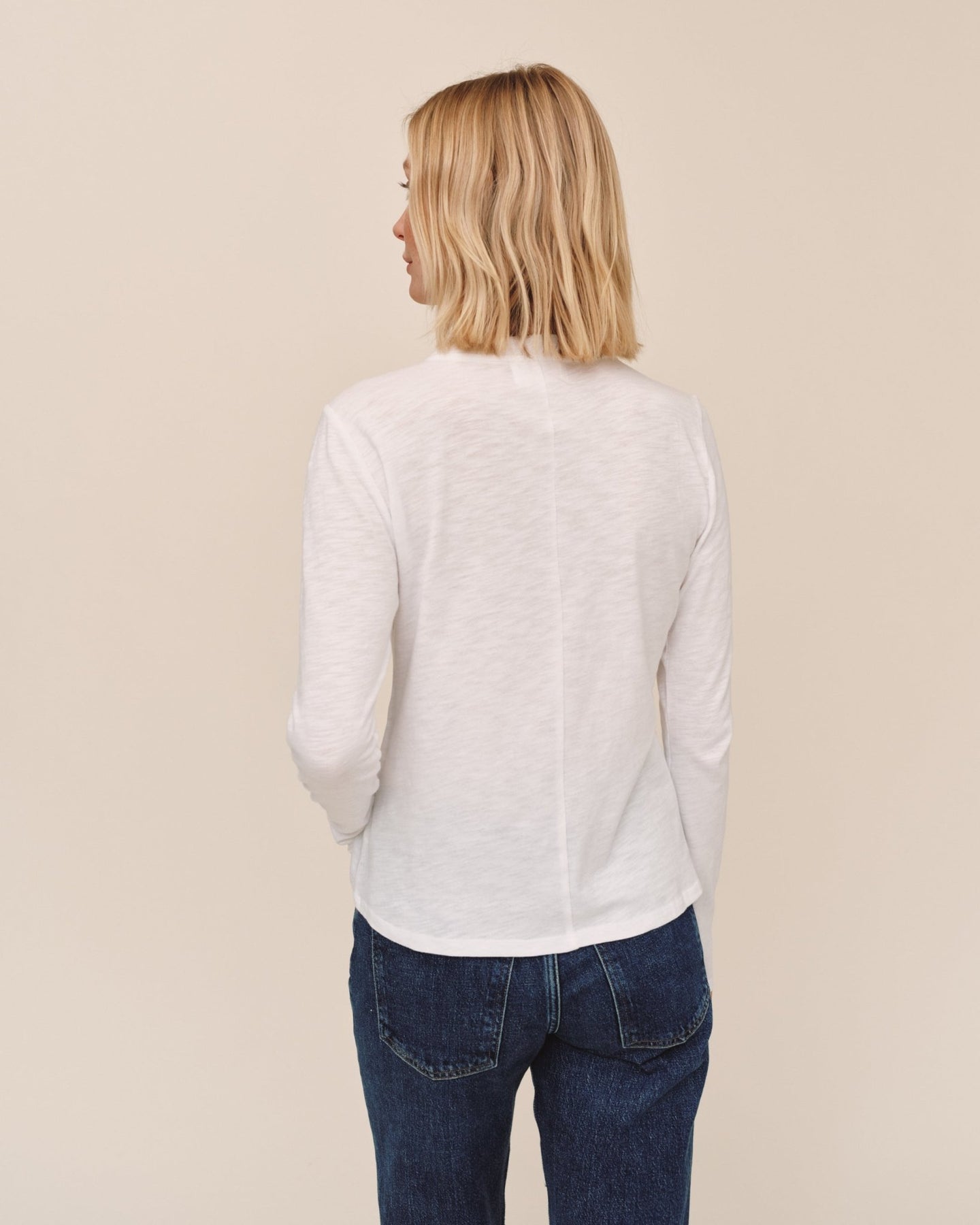 Print Your PostLong Sleeve Crew Tee - WhiteTops