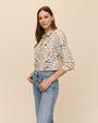 Print Your PostLong Sleeve Crop Shirt - Golden Meadow PrintTops