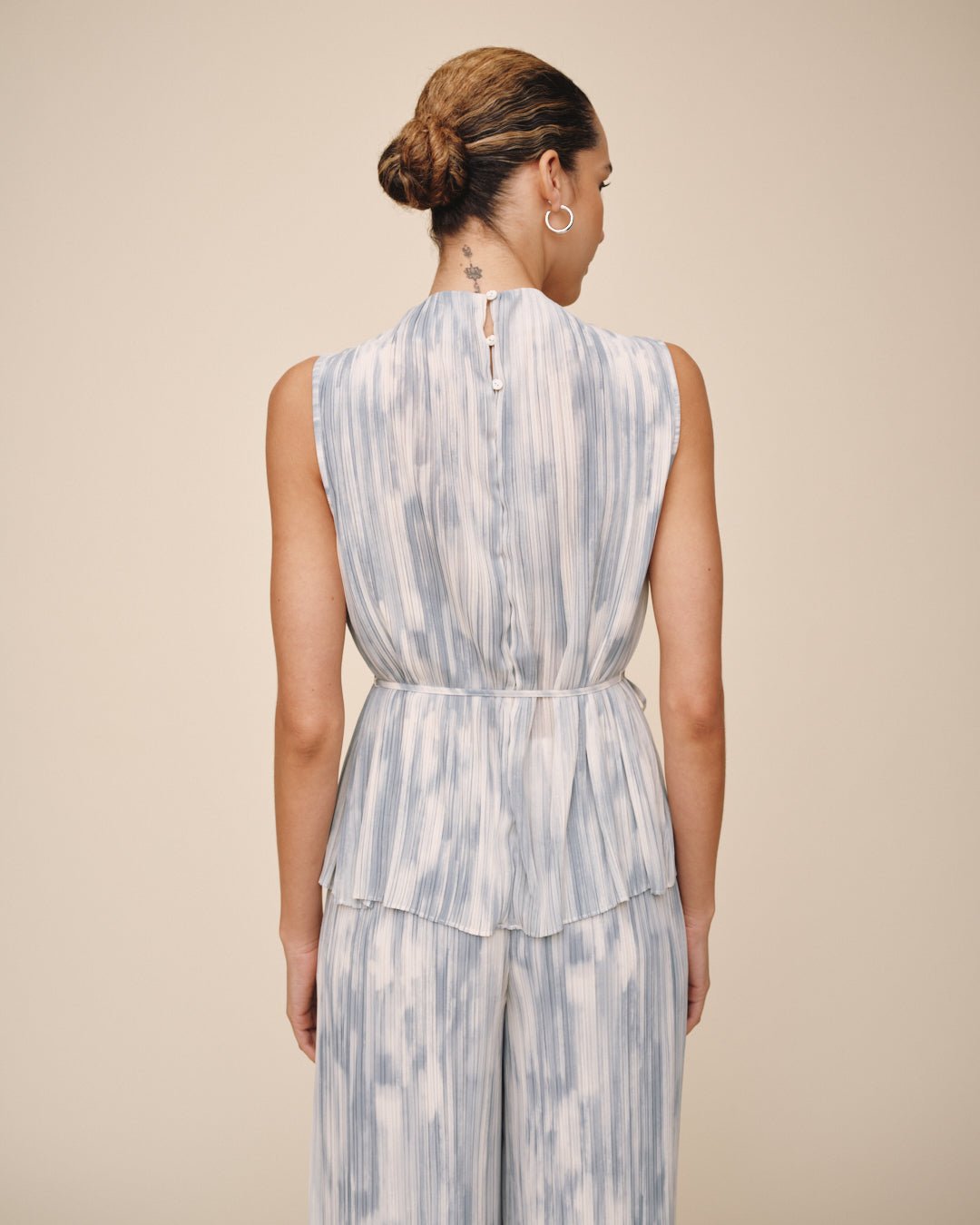 Print Your PostMock Neck Top - Painted SnowfallTops