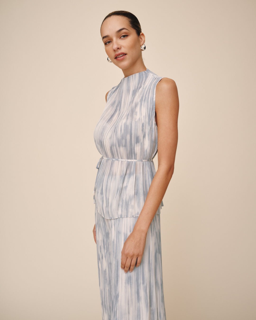 Print Your PostMock Neck Top - Painted SnowfallTops