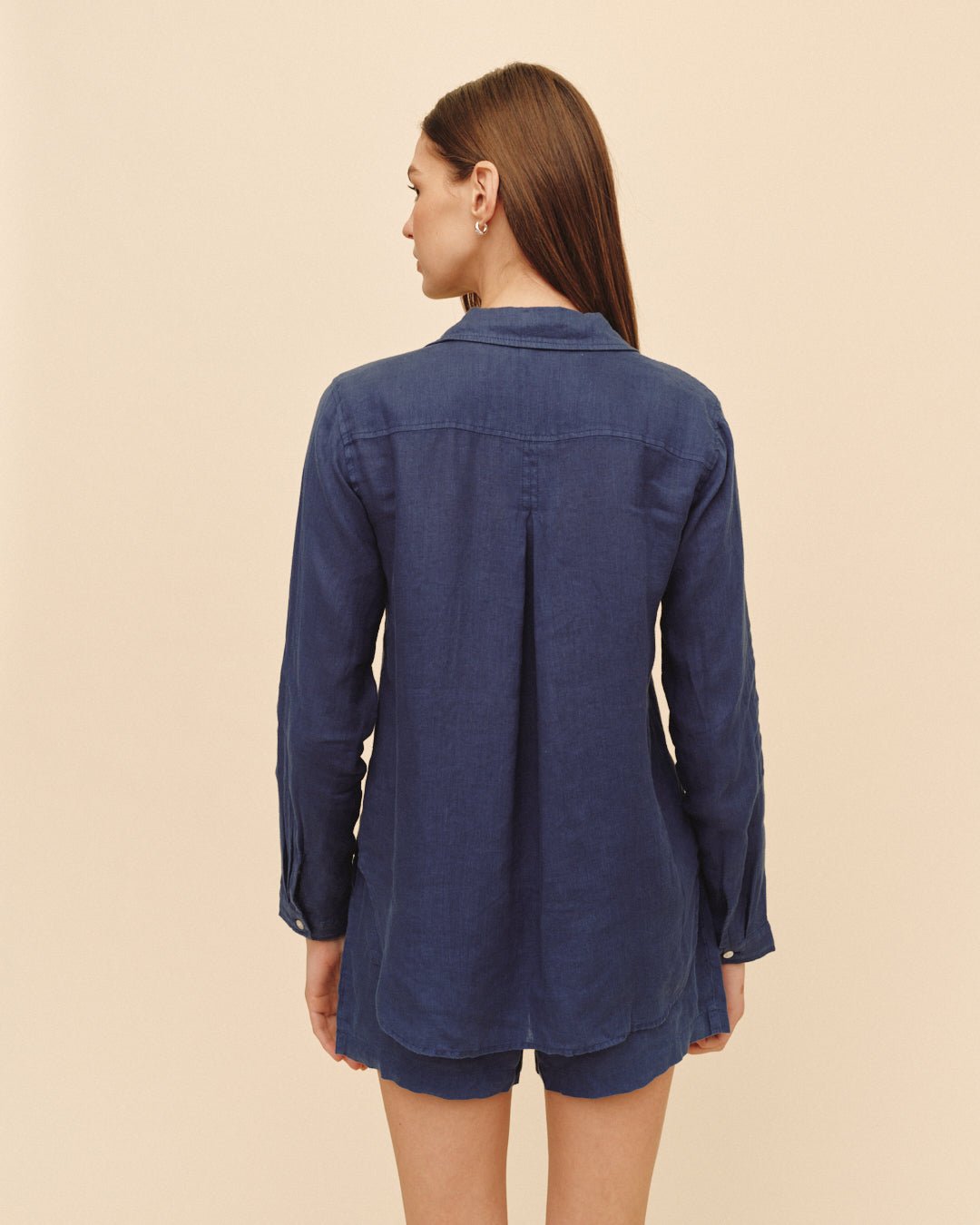 Print Your PostPocket Button Down - Midnight SurfTops