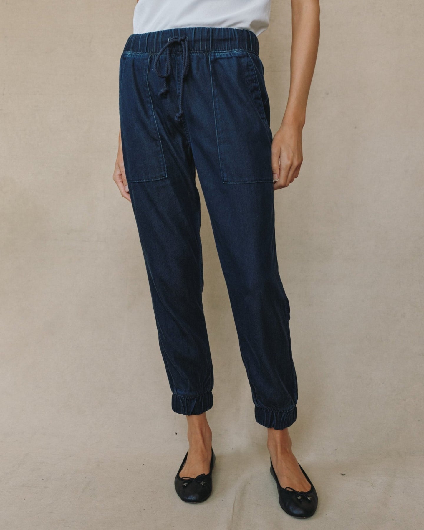 Print Your PostPocket Jogger - Midnight Rinse WashJoggers