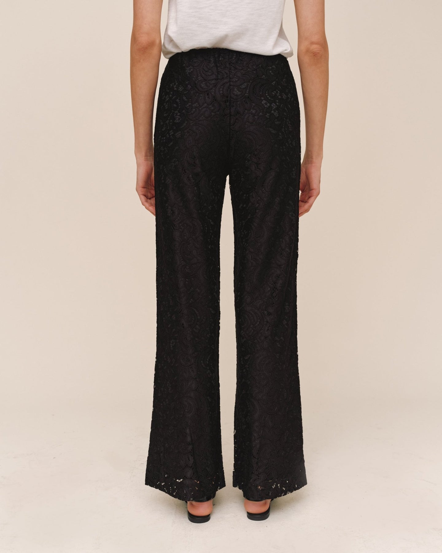Print Your PostPull On Stretch Lace Pant - BlackPants