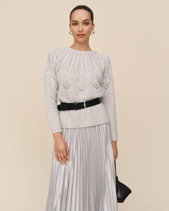 Print Your Post Relaxed Sweater - Frosted Oat View 2