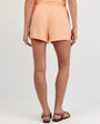 Print Your PostRuffle Waist Short - Golden BlushShorts