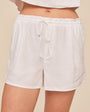 Print Your PostRuffle Waist Short - WhiteShorts